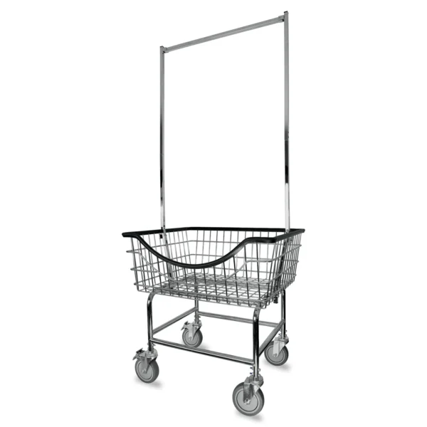 Tall Silver Cart - Angle 2 View